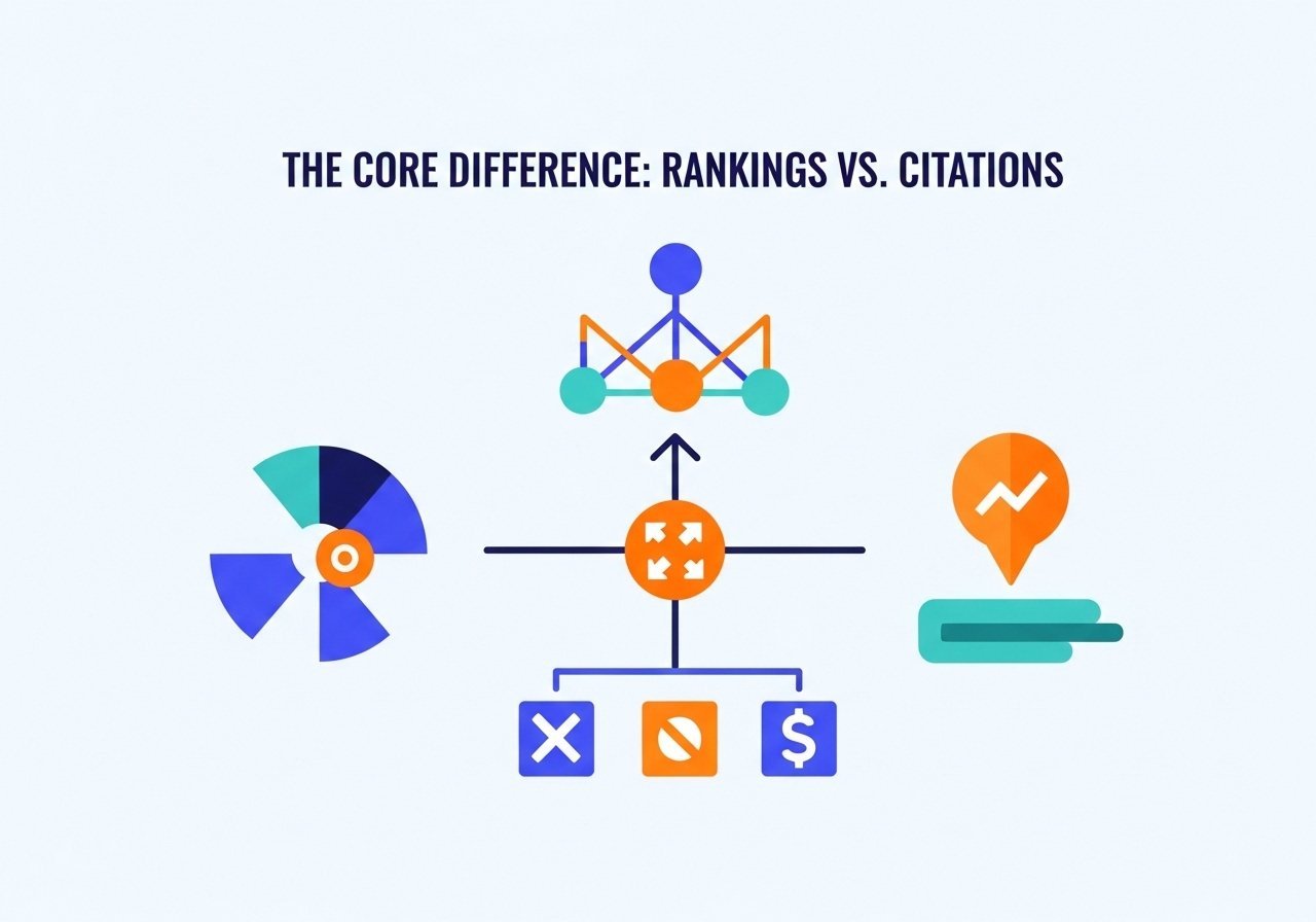 GEO vs SEO: Key Differences and How They Work Together - illustration