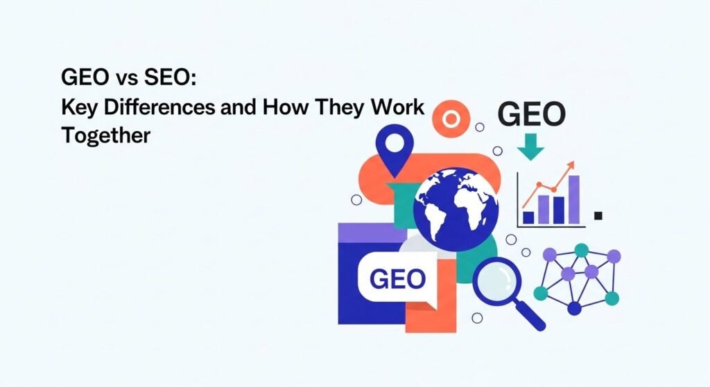 GEO vs SEO: Key Differences and How They Work Together - featured image